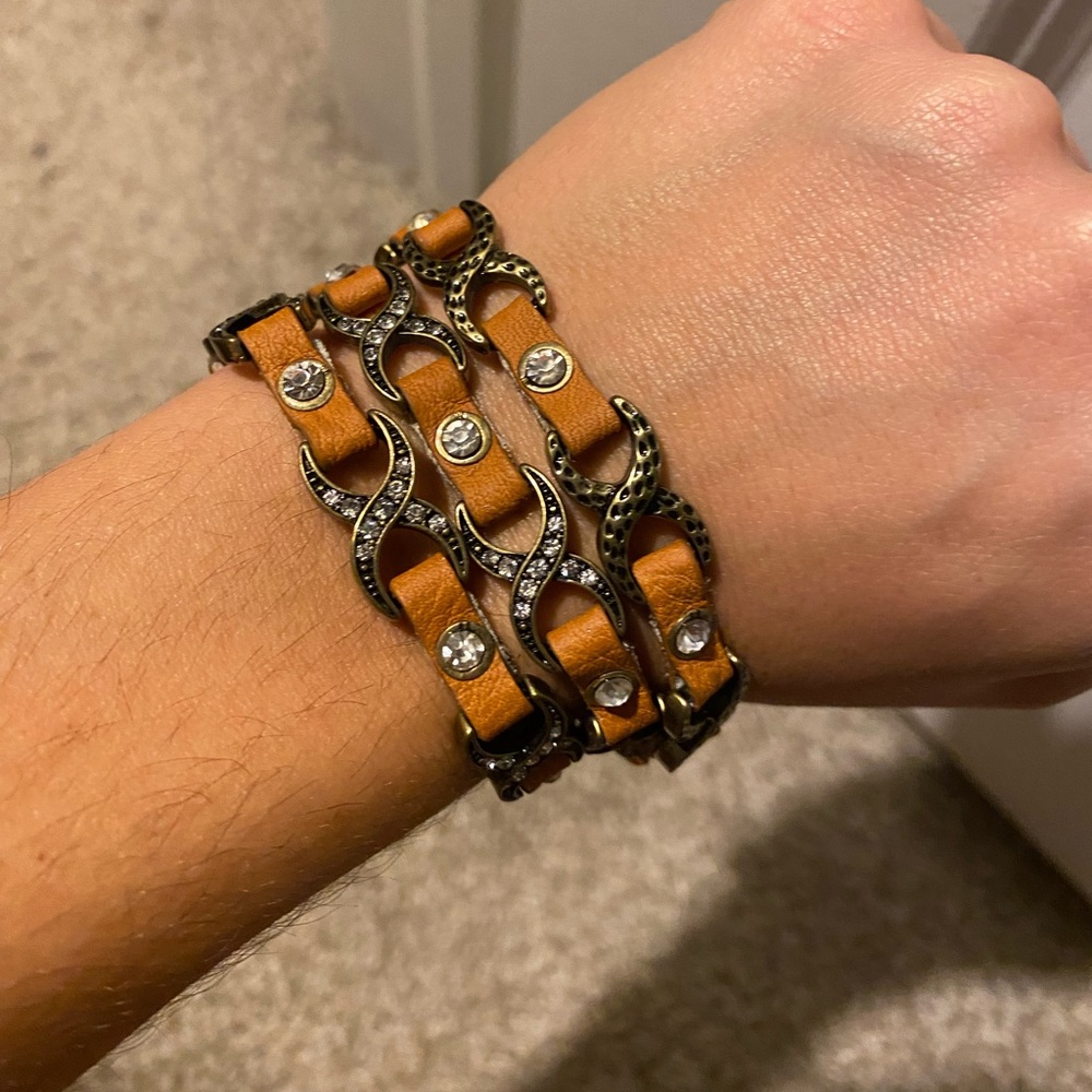 leather wrap bracelet